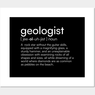 Geologist definition Posters and Art